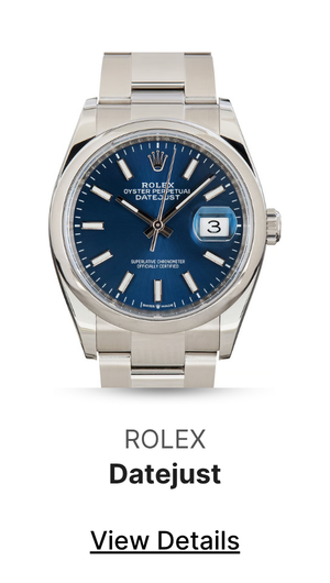 Used Rolex Datejust 36 Blue Dial Ref 126200