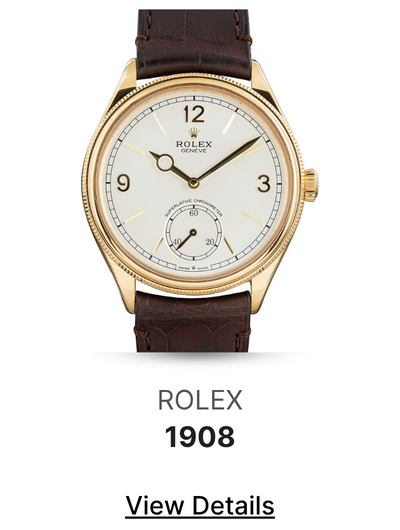 Used Rolex 1908 Ref 52508 18k Yellow Gold