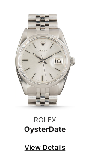 Pre-Owned Silver Dial Rolex OysterDate ref 6694 Jubilee Bracelet