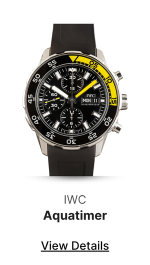 Used IWC Aquatimer Chronograph IW376709 Black Dial