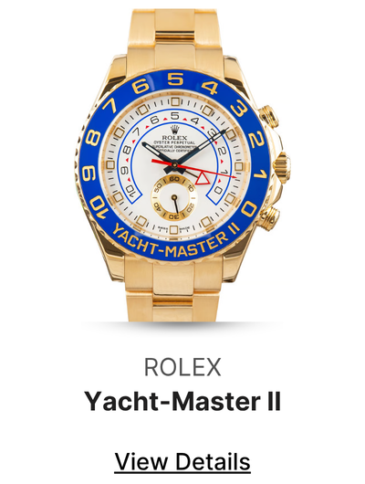 Used 18k Yellow Gold Rolex Yacht-Master II Ref 116688