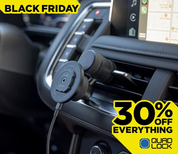 Quad Lock Vent Mount and MAG Wireless Charging Head links to Vent Mount product page