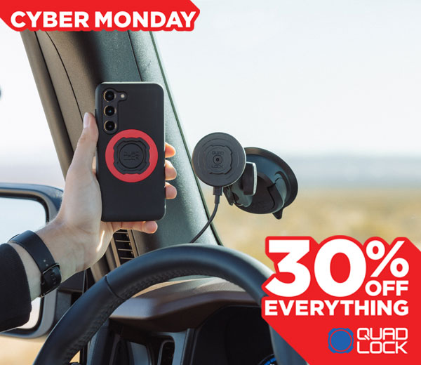 Quad Lock Heavy Duty Suction Mount and MAG Wireless Charging Head links to Suction mounts product page