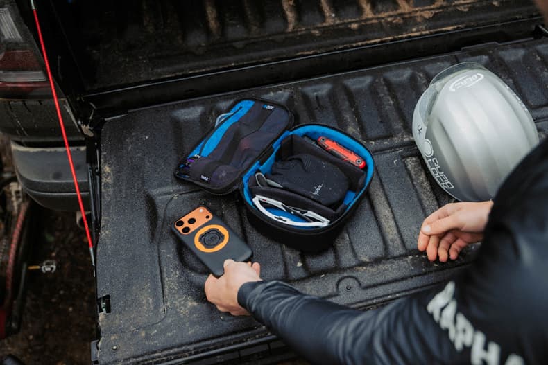 Photo of the travel organisers links to Quad Lock What's New collection