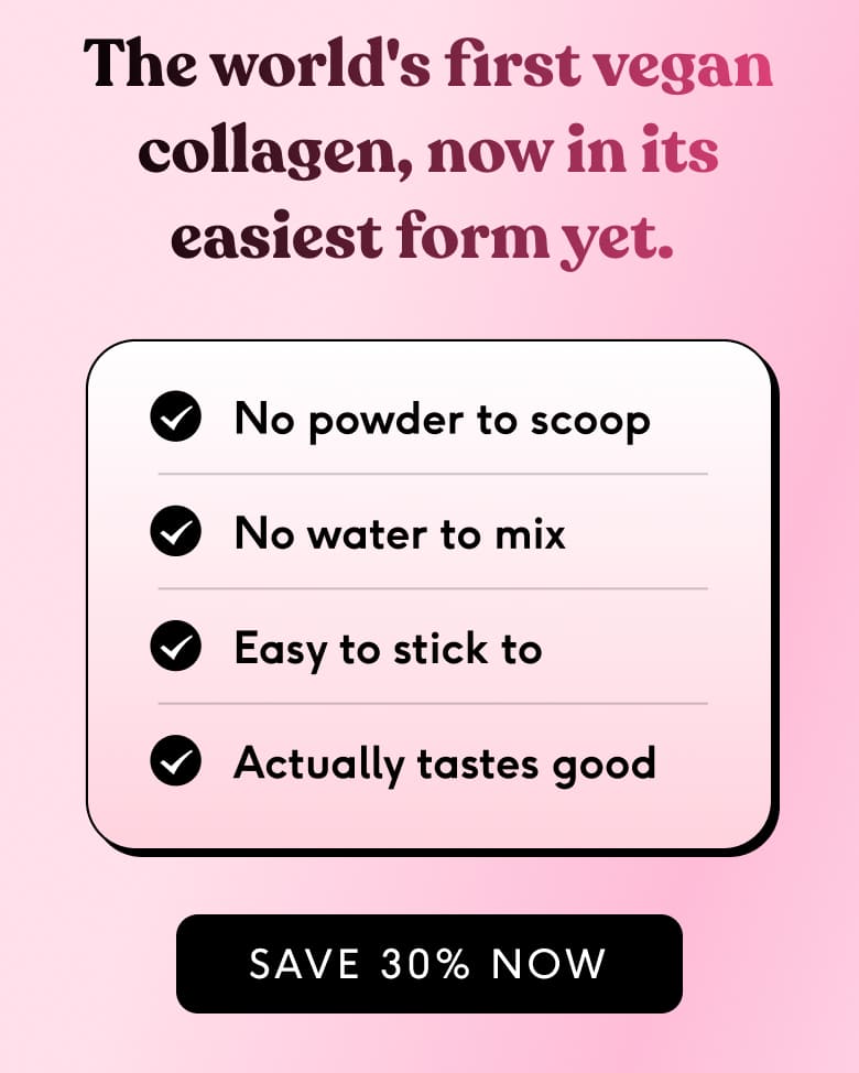 Worlds first vegan collagen now in it's easiest form yet