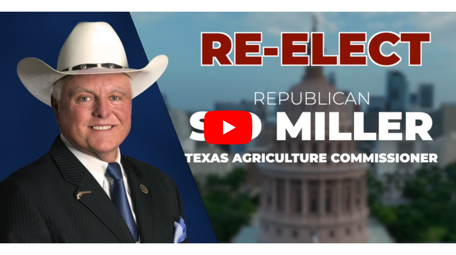 Dr. Hotze Video Endorsement of Commissioner Sid Miller