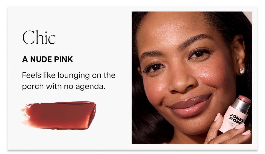 Chic: a nude pink