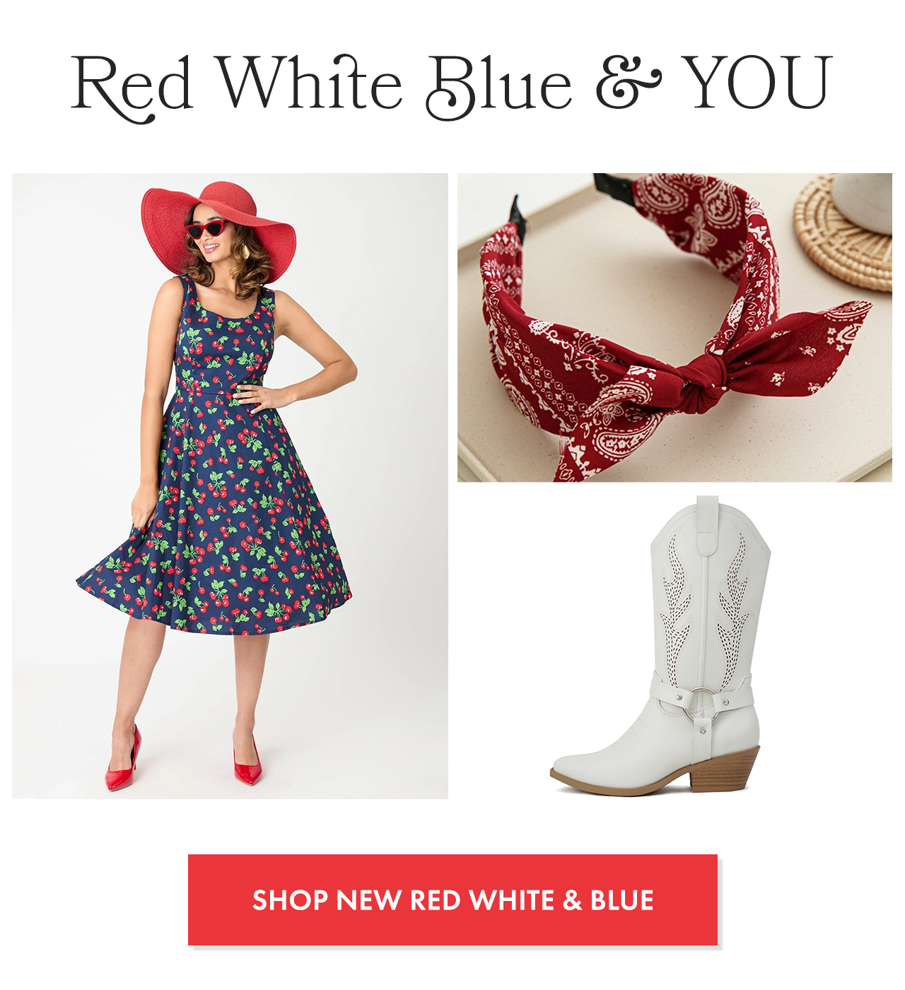 Shop NEW Red White & Blue