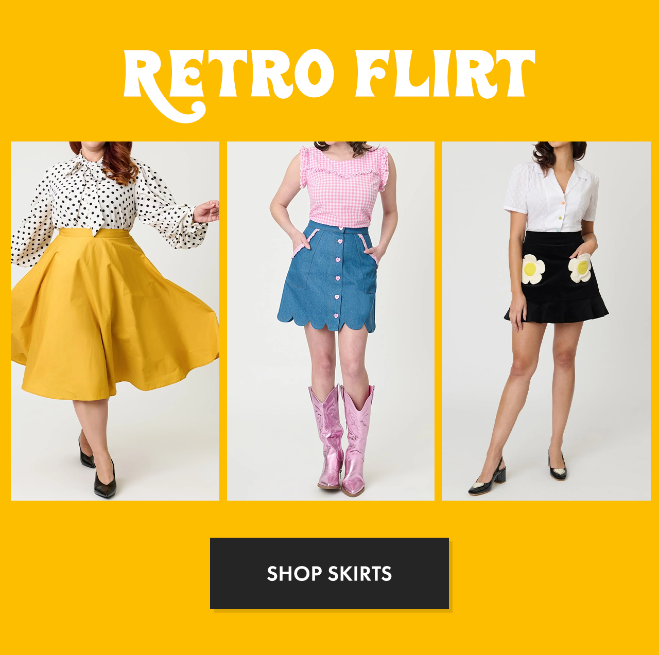 Retro Flirty in Skirts