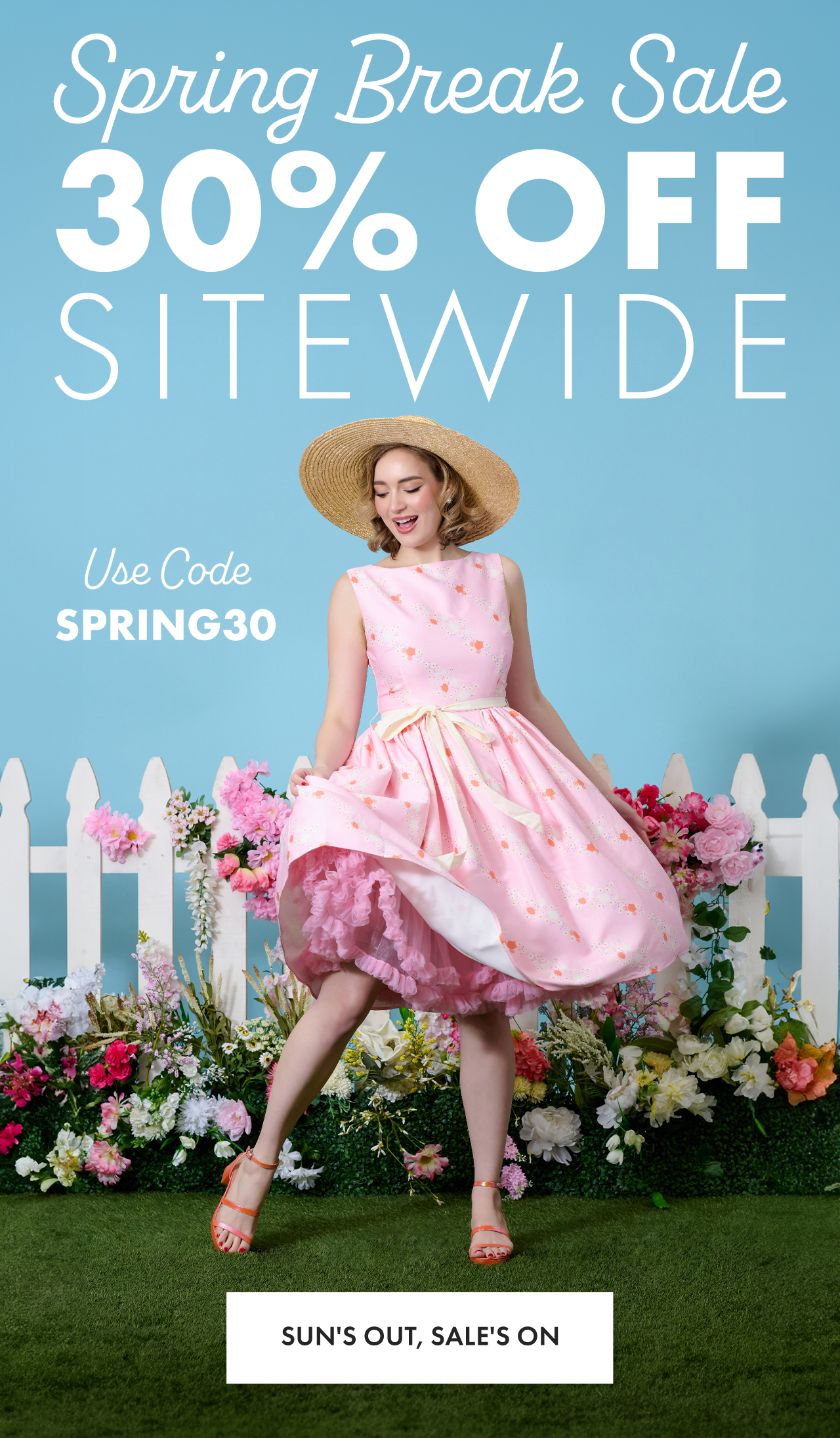 Use Code SPRING30 for 30% Off BESTSELLERS