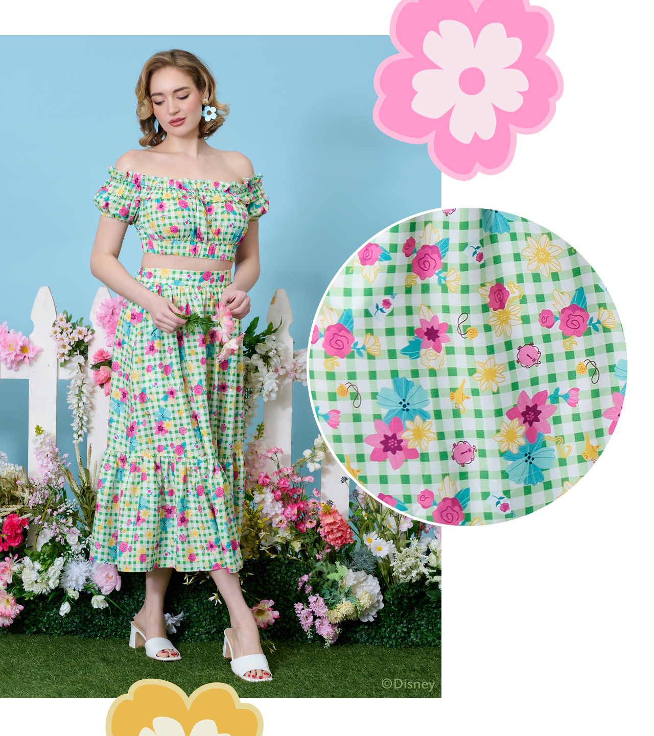 Disney Princess Collection Florals by Unique Vintage