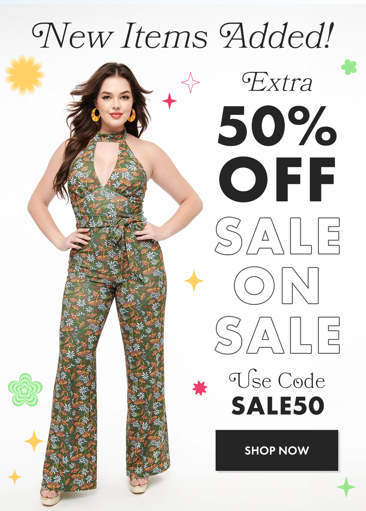 Extra 50% Off Sale on Sale
