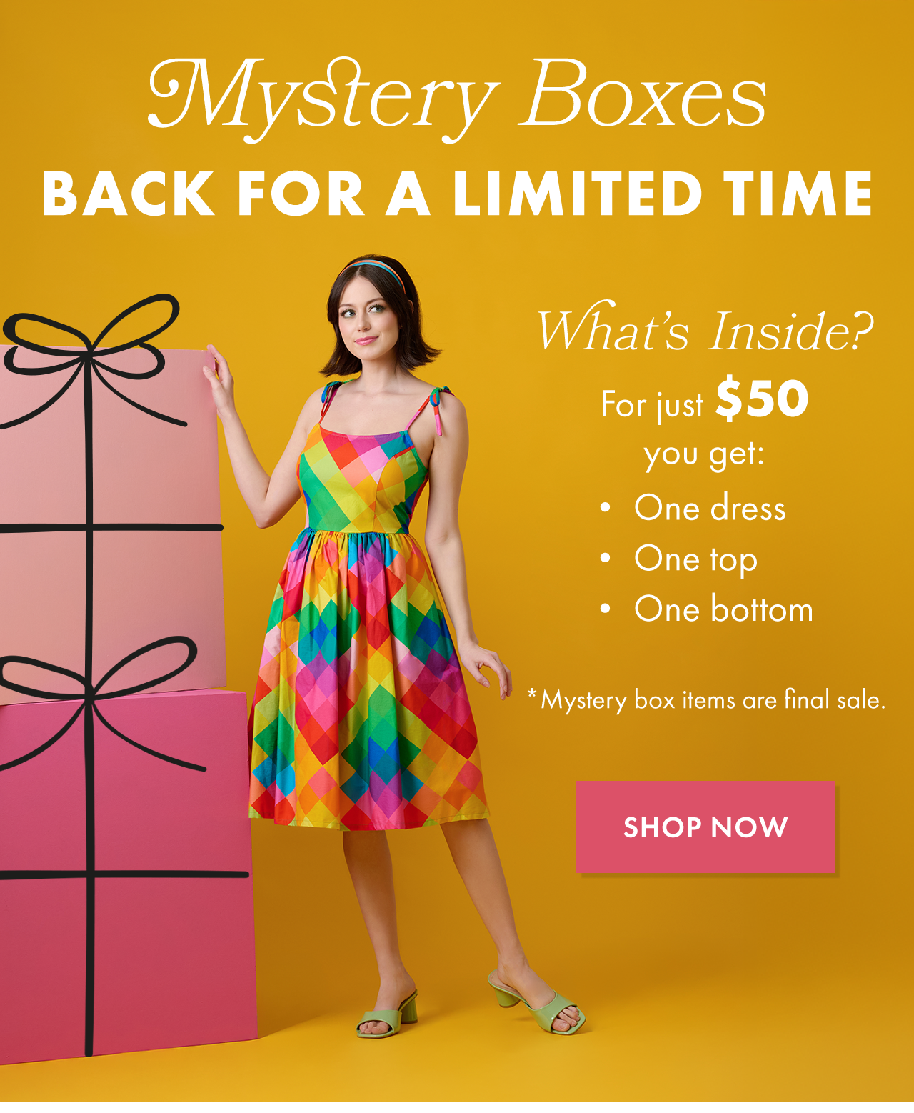 $50 Mystery Boxes ARE BACK FOR A LIMITED TIME