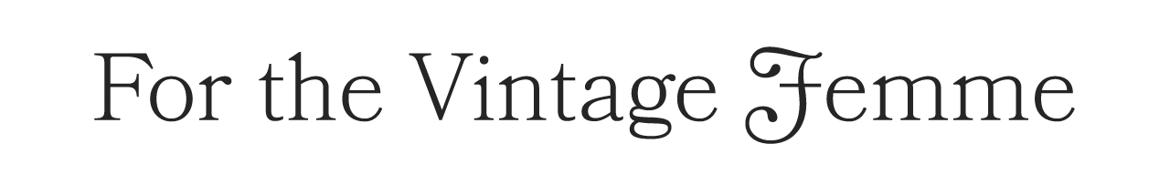 Vintage Femme New Arrivals