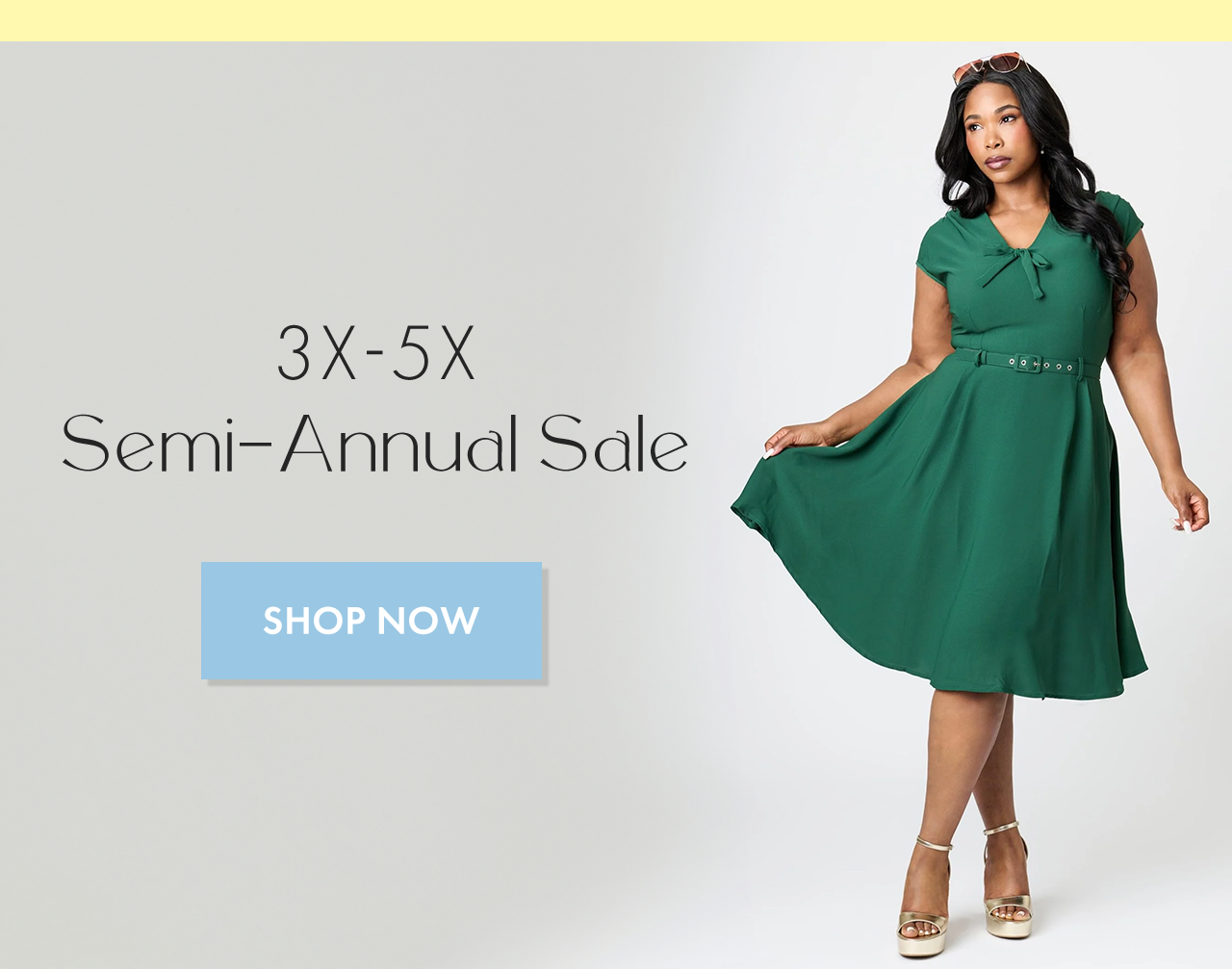 40% Off 3X-5X Semi-Annual Sale Styles