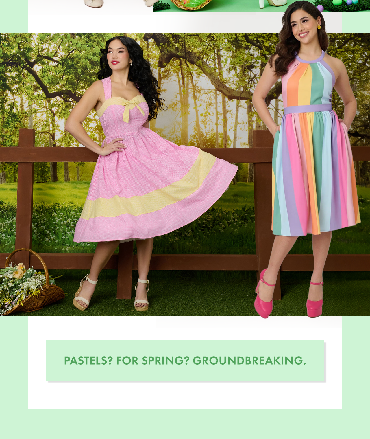 Pastels? For Spring? Groundbreaking.