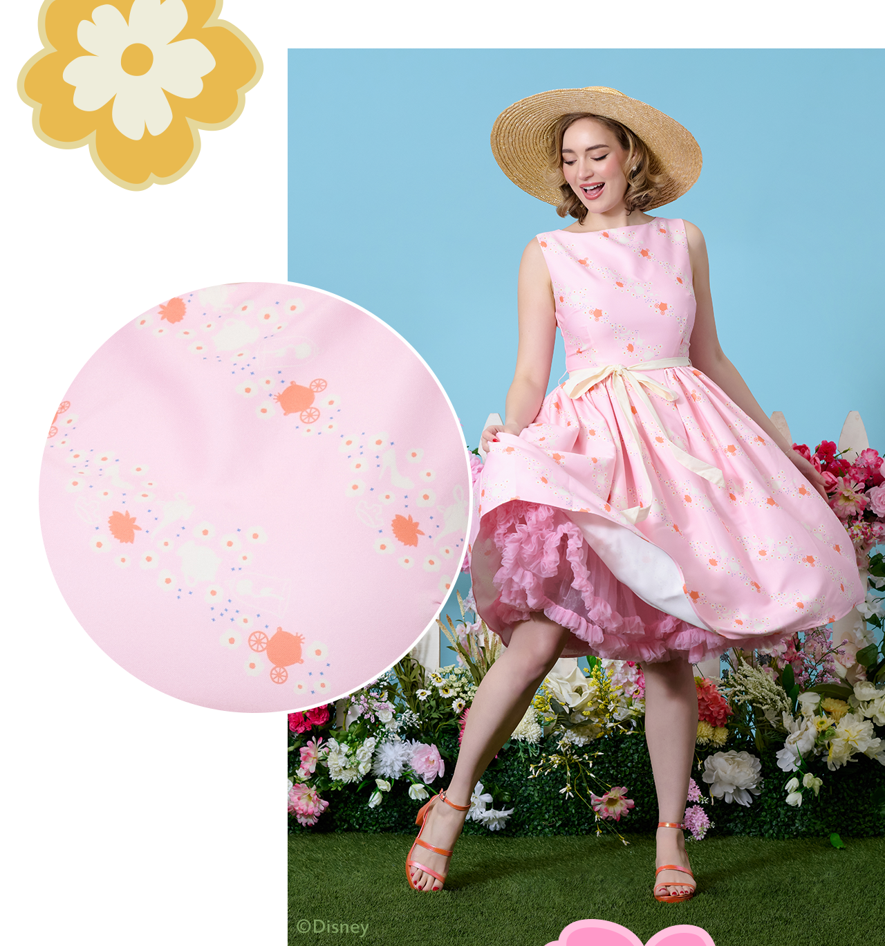 Disney Princess Collection Florals by Unique Vintage