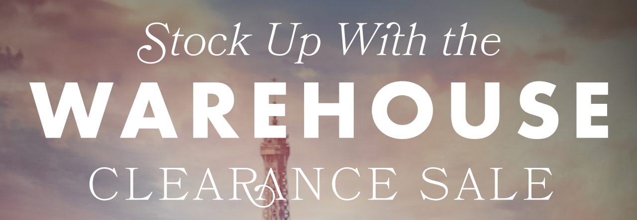Up to 90% Off Warehouse Clearance Sale