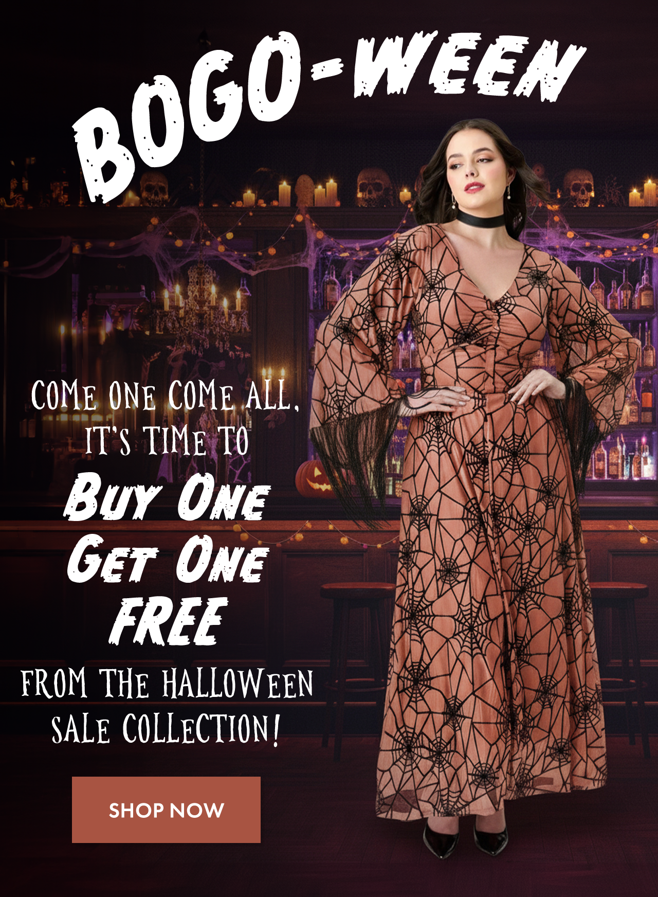 Buy One Get One FREE with code BOGOWEEN from the Halloween Sale Collection!