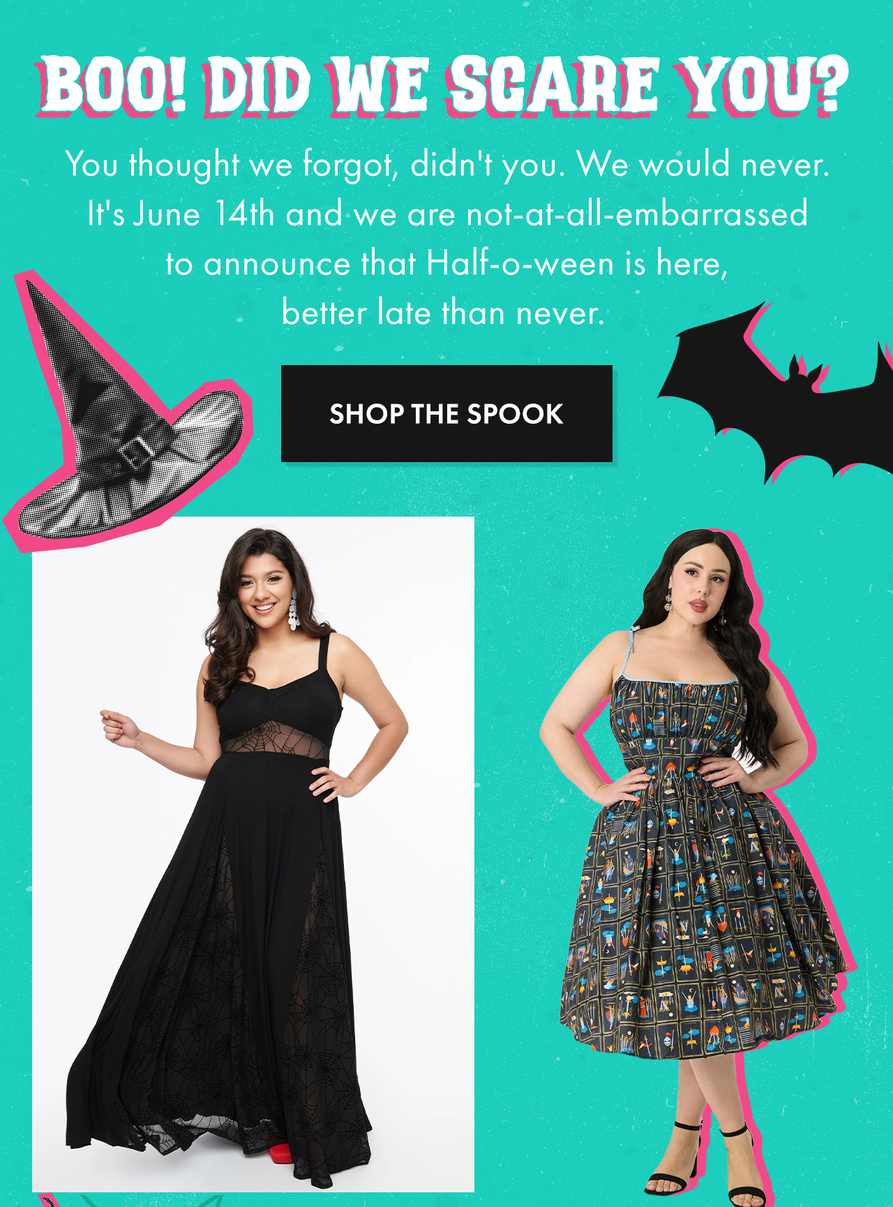 Half-O-Ween: Up to 50% Off Halloween + All Things Black