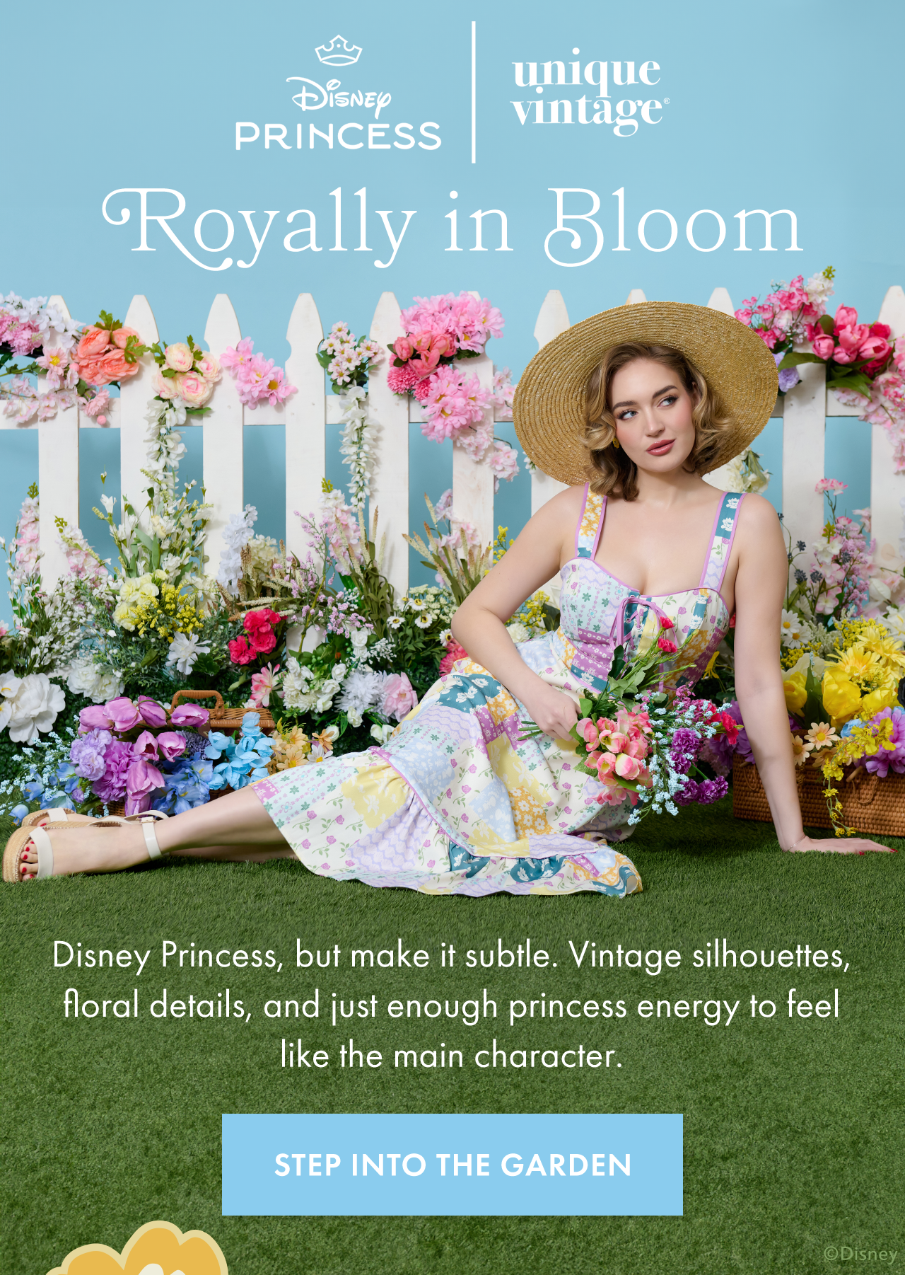 Disney Princess Collection Florals by Unique Vintage