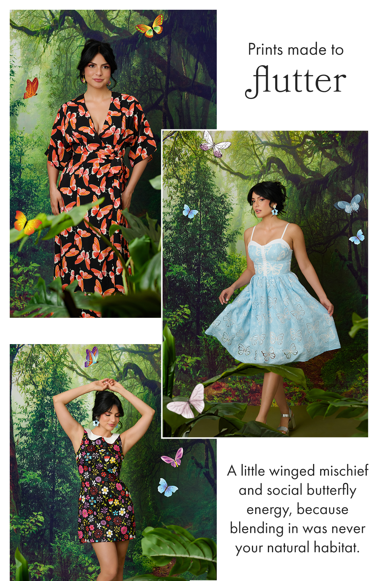 Animal Prints Made to Flutter