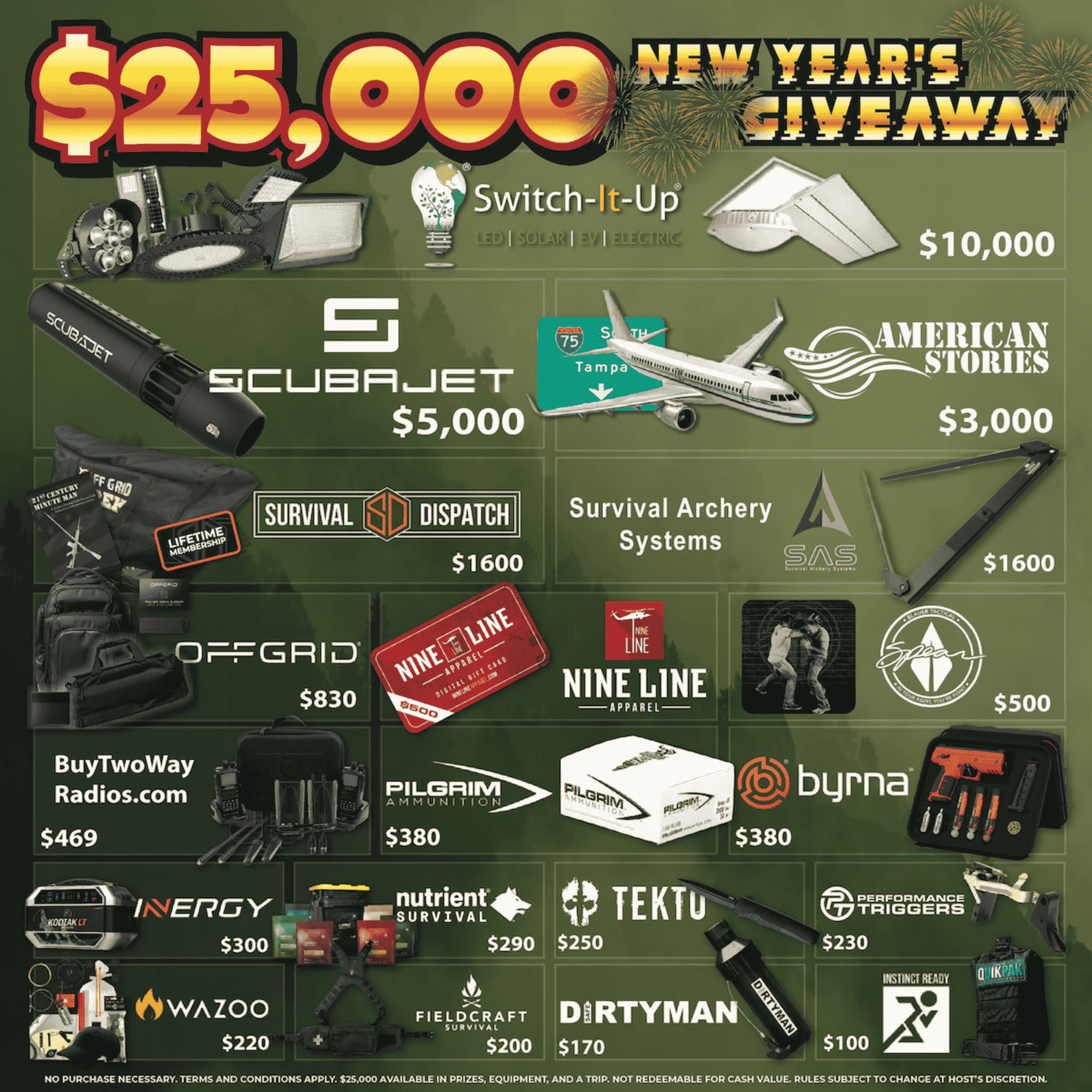 New Years Giveaway