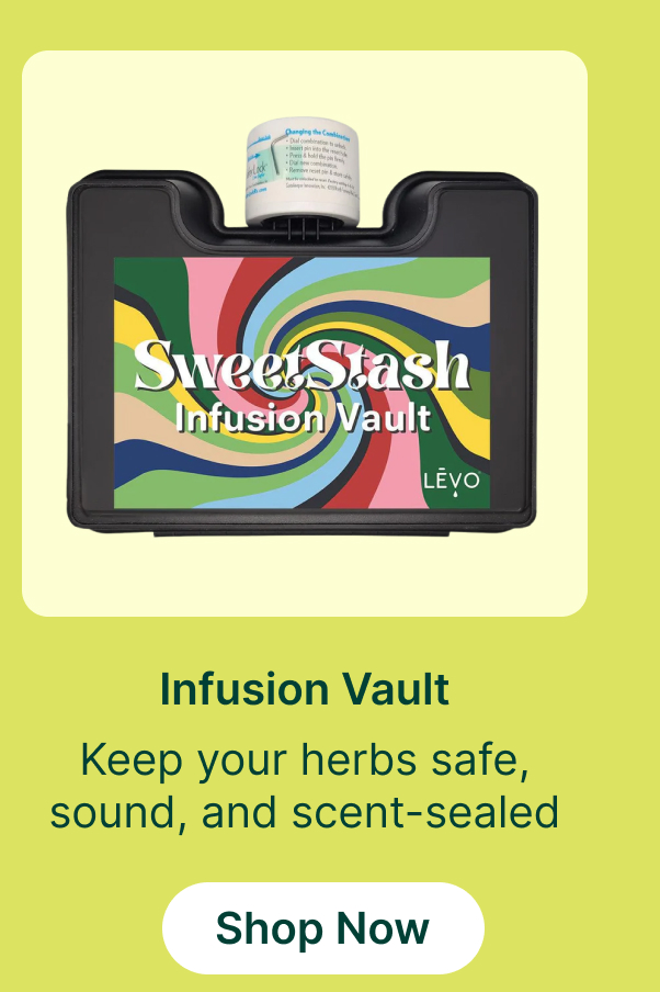 Infusion Vault Keep your herbs safe, sound, and scent-sealed [Shop Now]