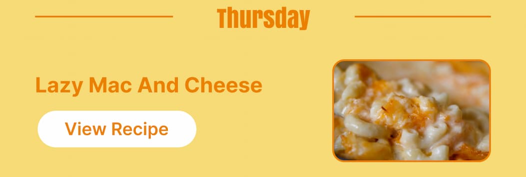 Thursday Lazy Mac And Cheese [View Recipe]