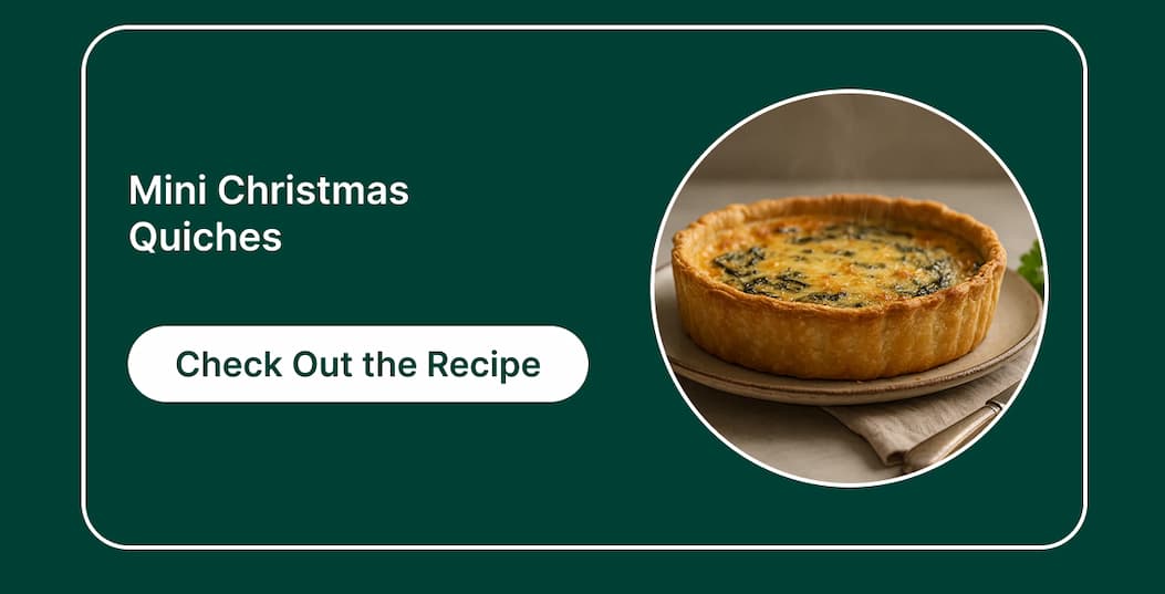 Mini Christmas Quiches [Check Out the Recipe]
