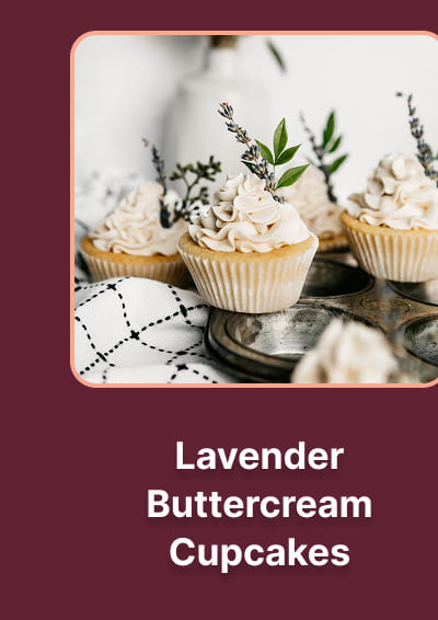 Lavender Buttercream Cupcakes