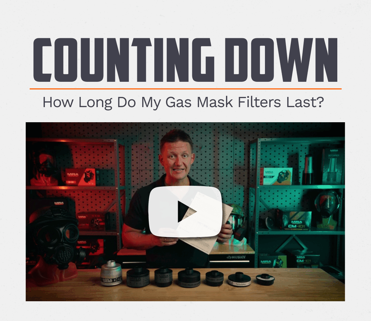 How long do gas mask filters last? MIRA Safety