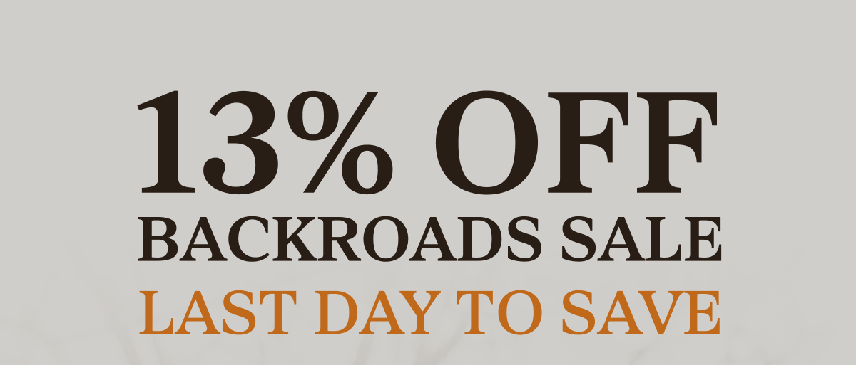 13% OFF Backroads Sale Last Day To Save