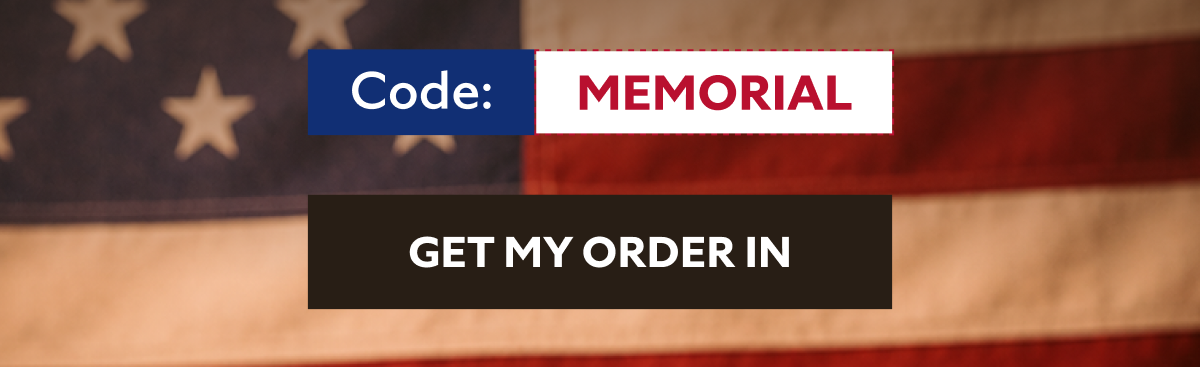 Code: MEMORIAL GET MY ORDER IN