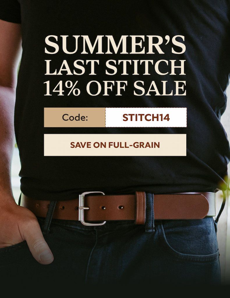 14% OFF SALE Summer’s Last stitch Code: STITCH14 SAVE ON FULL-GRAIN