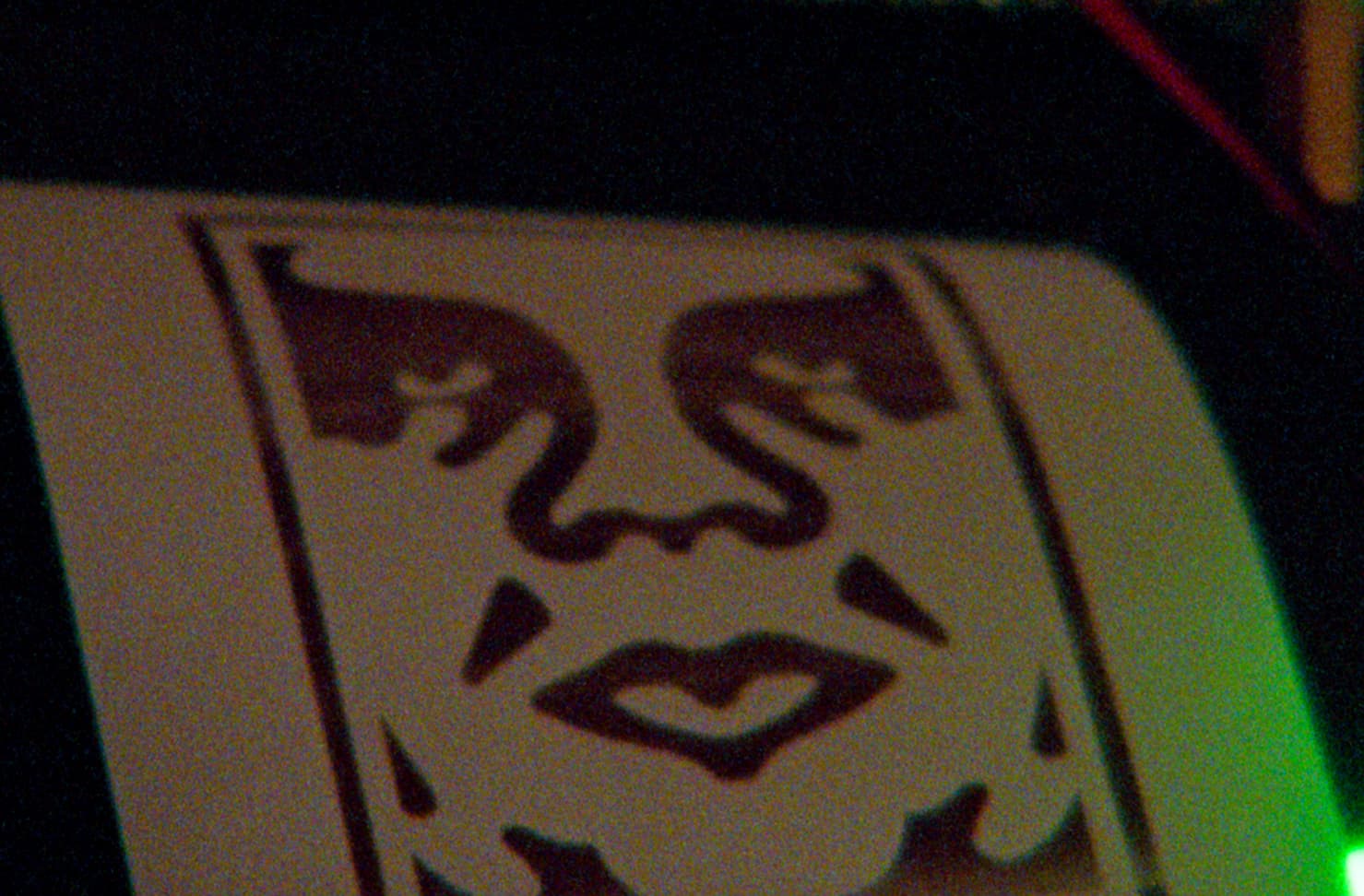 Obey logo printed