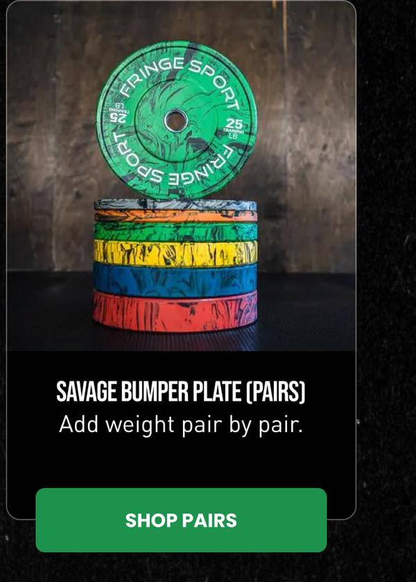 Savage Bumper Plate (Pairs) — Add weight pair by pair. Shop Pairs