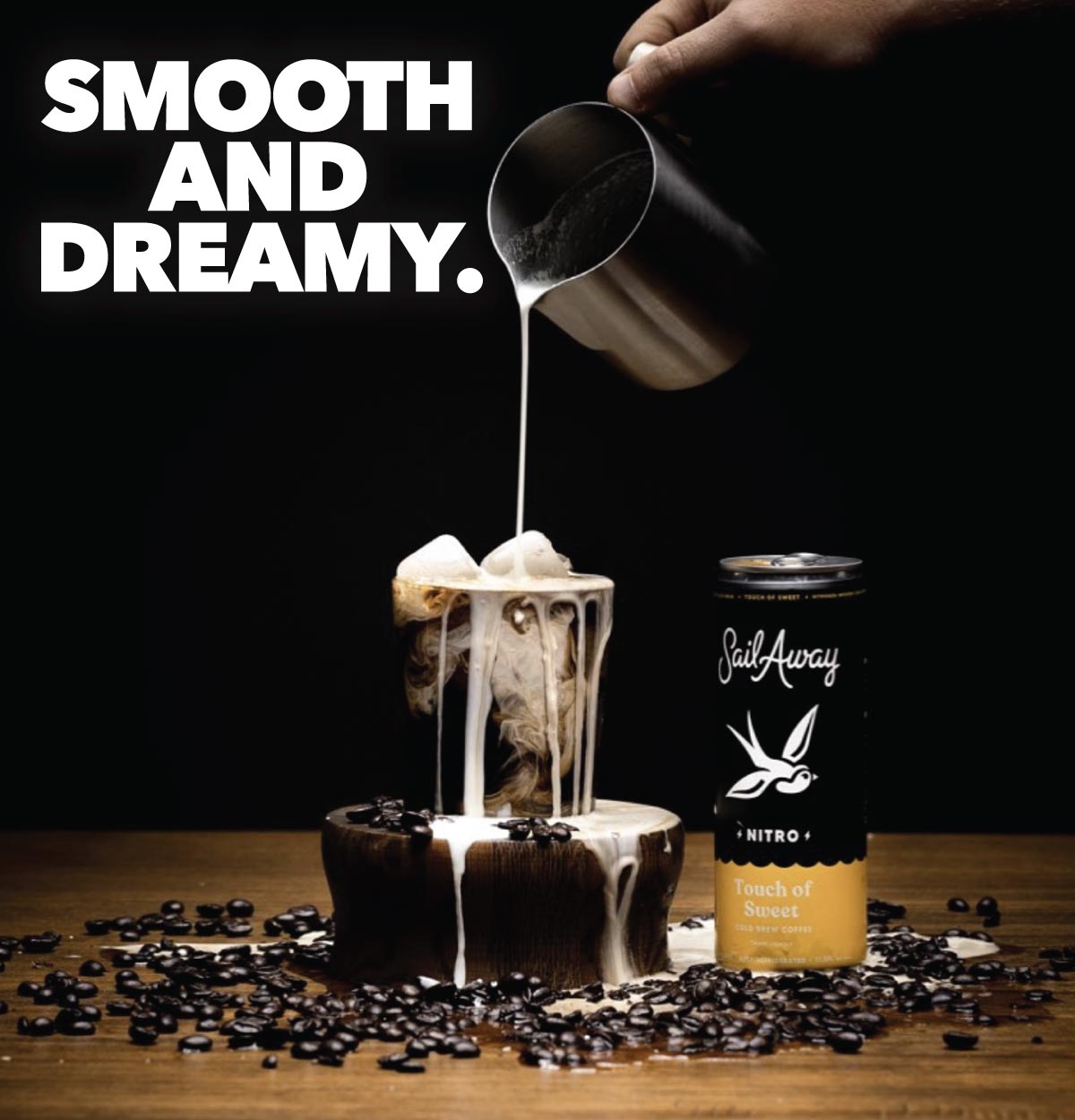 Sailaway Coffee Nitro Cold Brew Smooth and Dreamy
