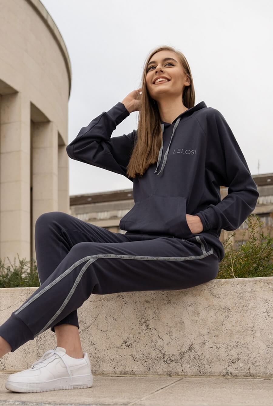 Noir trackpants