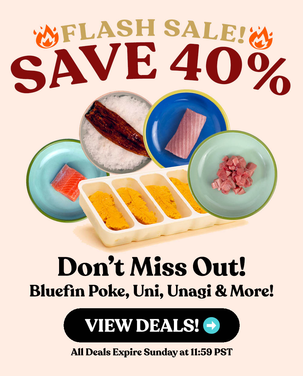 Hi Riviera Seafood Club, 🔥SAVE 40% Ends Tomorrow!🔥 Don't Miss Out! SAVE