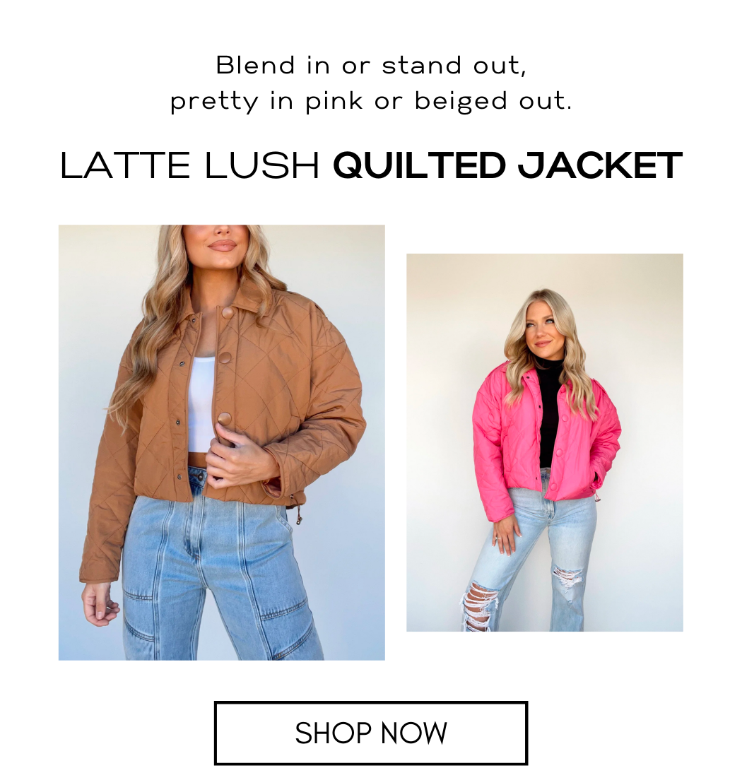 Latte Lush Quilted Jacket