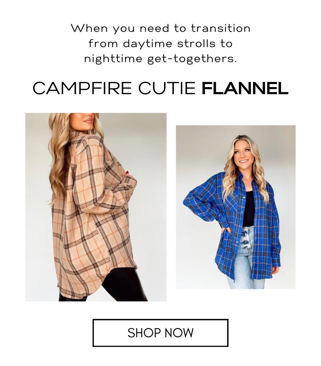 Campfire Cutie Flannel