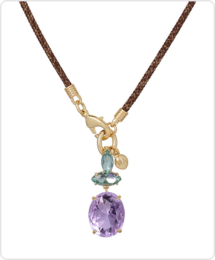 Crystal Granita Le Petite Cord Necklace