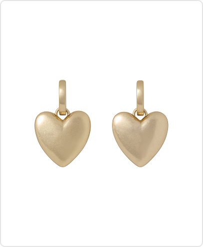 The Token Heart Earring