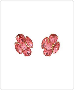 The Crystal Cluster Earrings