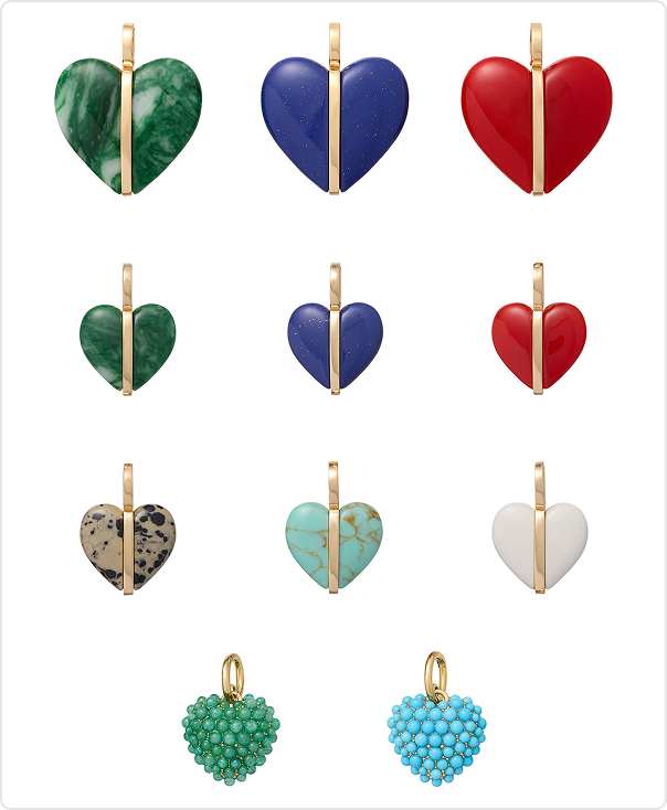 The Stone Heart Charm