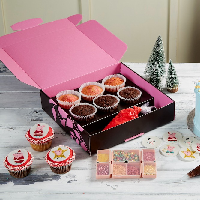 Peppa Pig Christmas Cupcake Kit