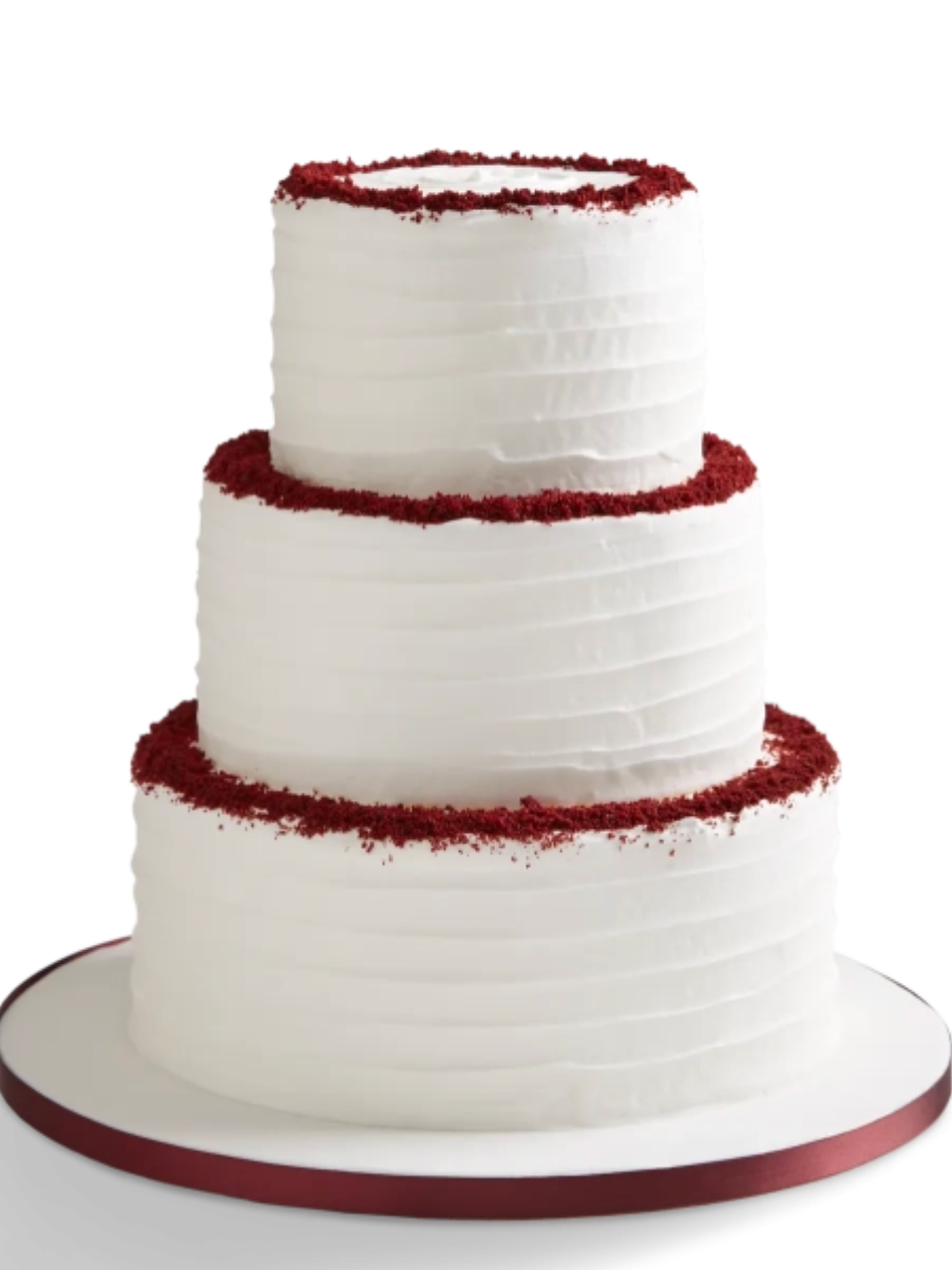 Red Velvet Wedding Cake