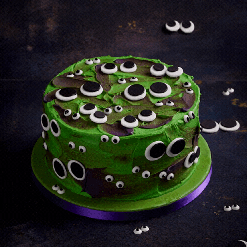 Monster Eyes Cake