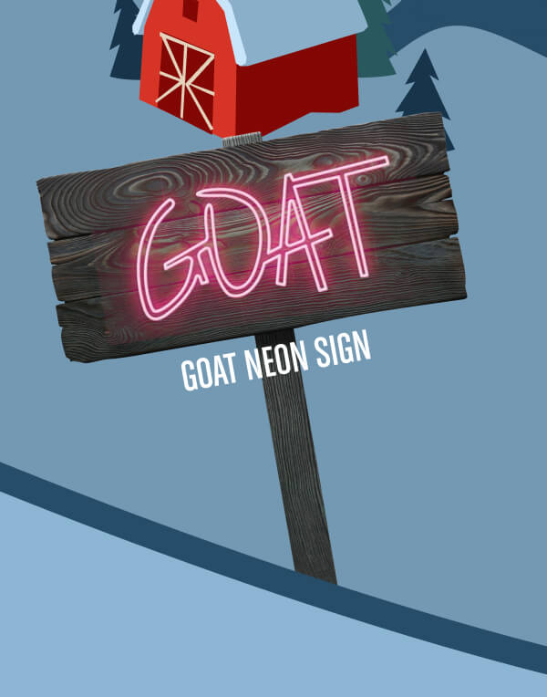 GOAT NEON SIGN